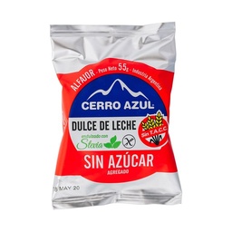 ALFAJOR CERRO AZUL DULCE DE LECHE CON STEVIA