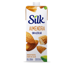 SILK LECHE DE ALMENDRAS SIN AZUCAR/vainilla/ CON AZUCAR