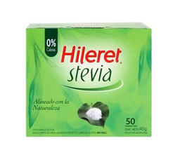 HILERET STEVIA 100 SOBRES