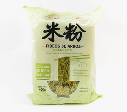 FIDEOS DE ARROZ SPAGHETTI ESPINACA 400GRS OROX