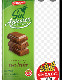 CHOCOLATE  S/AZUCAR FRUTILLA GEORGALOS