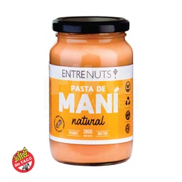PASTA DE MANI NATURAL ENTRENUTS 380G
