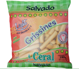 GRISINES LIGHT X180G SALVADO CERAL
