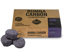 SAGRADA MADRE BOMBA DE CARBON LAVANDA LA CAJA $1550