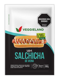 SALCHICHA VEGANA VEGGIELAND 200GRS
