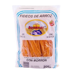 FIDEOS X300G MORRON SOYARROZ - SOYRROZ