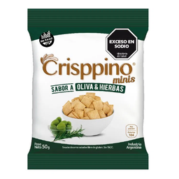 CRISPINO X 50 GRAMOS HIERBAS Y OLIVA