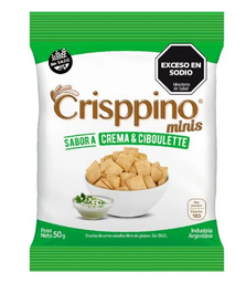 CRISPINO MINIS X 50 GRAMOS CREMA Y CIBOULETTE