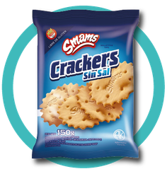 CRACKERS SIN SAL  X150G SMAMS