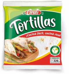 TORTILLAS DE TRIGO X220 GR 