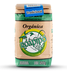 YERBA MATE ORGANICA X500G ROAPIPO