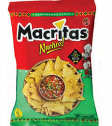 NACHOS TRADICIONAL X90 G MACRITAS - CEREALKO